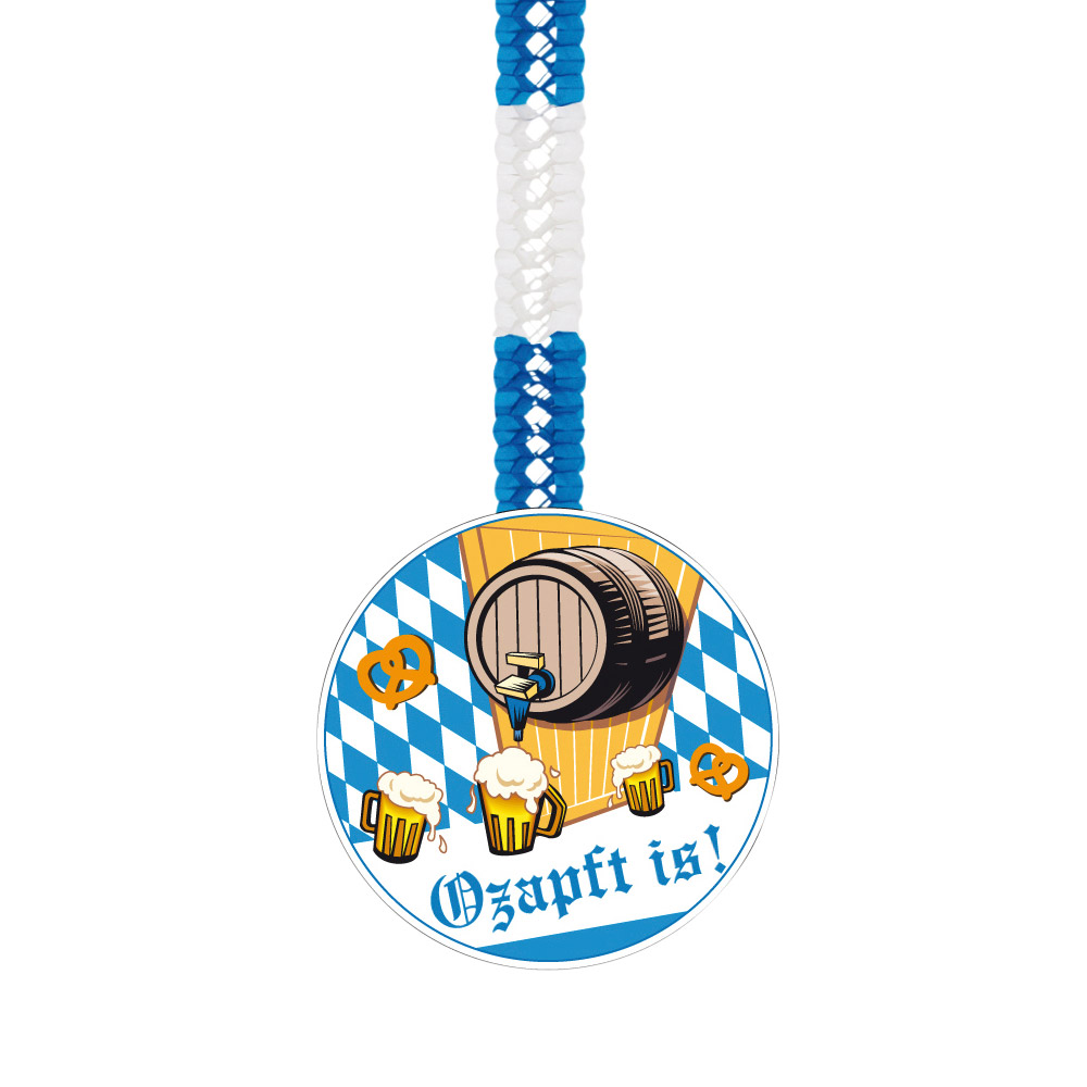 Deckenhänger an Minigirlande "Ozapft is!"