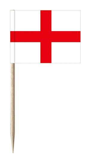 Minifahnen Dekopicker / Käsepicker England