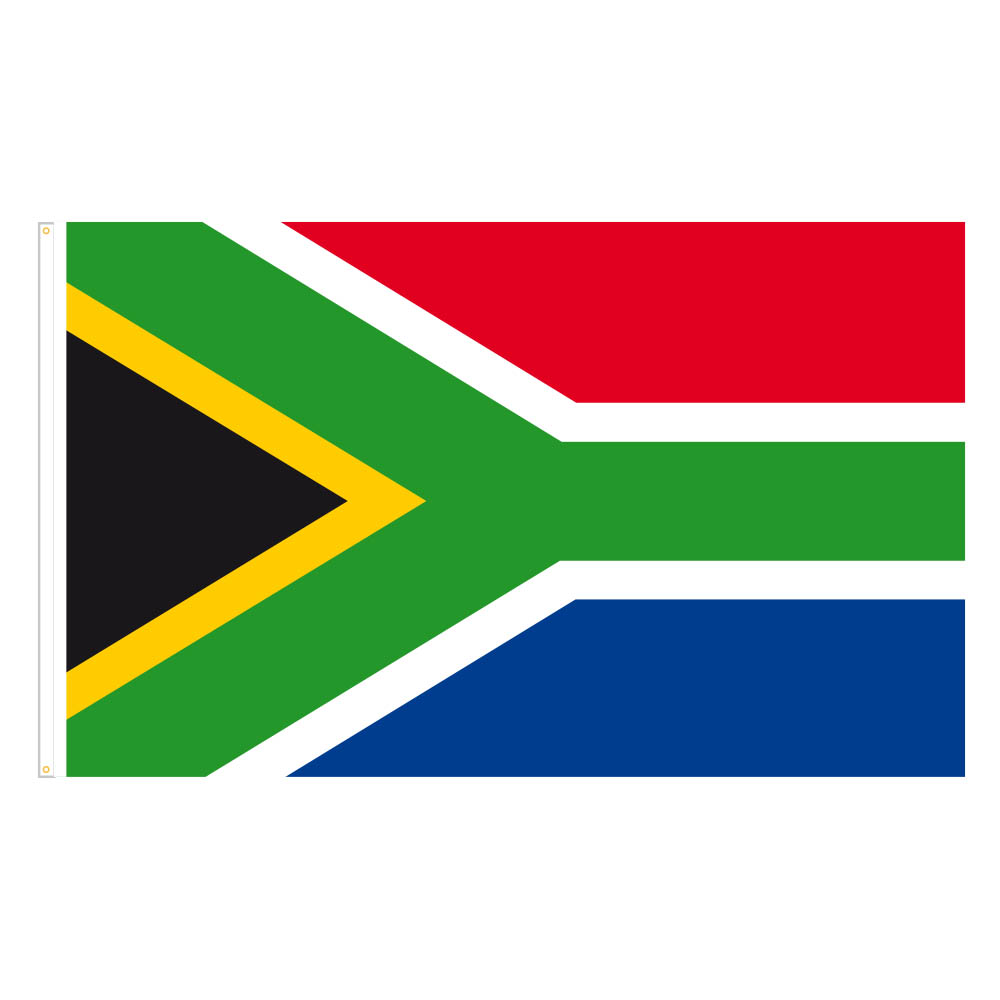 Polyesterfahnen Südafrika