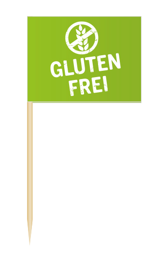 Minifahnen Dekopicker / Flags Glutenfrei