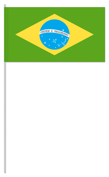 Papierfahnen Brasilien