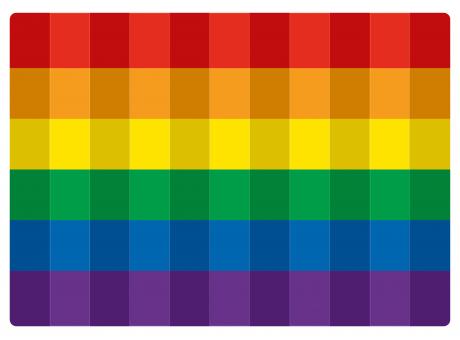 Klatschfächer Regenbogen