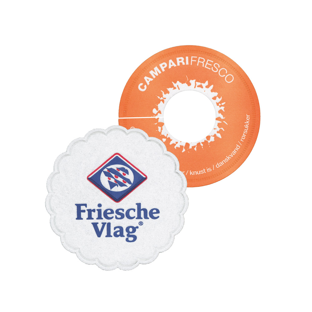 Untersetzer und Pilsdeckchen aus Zellstoff