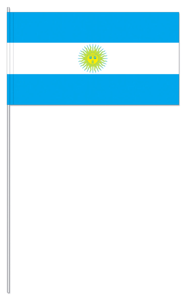 Papierfahnen Argentinien