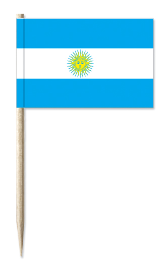 Minifahnen Dekopicker / Käsepicker Argentinien