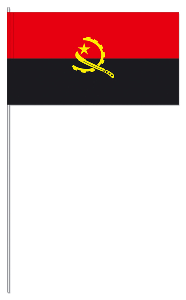 Papierfahnen Angola