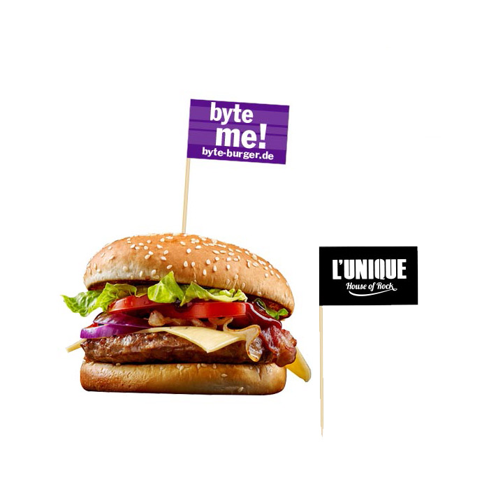 Burger Flags (100 mm)