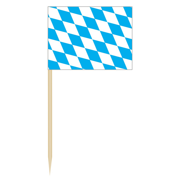 Minifahnen Dekopicker / Käsepicker Bayern