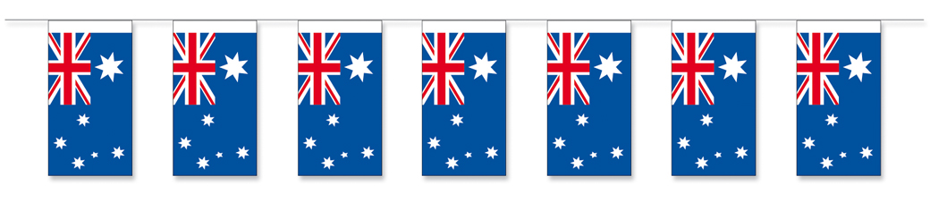 Fahnenketten Australien