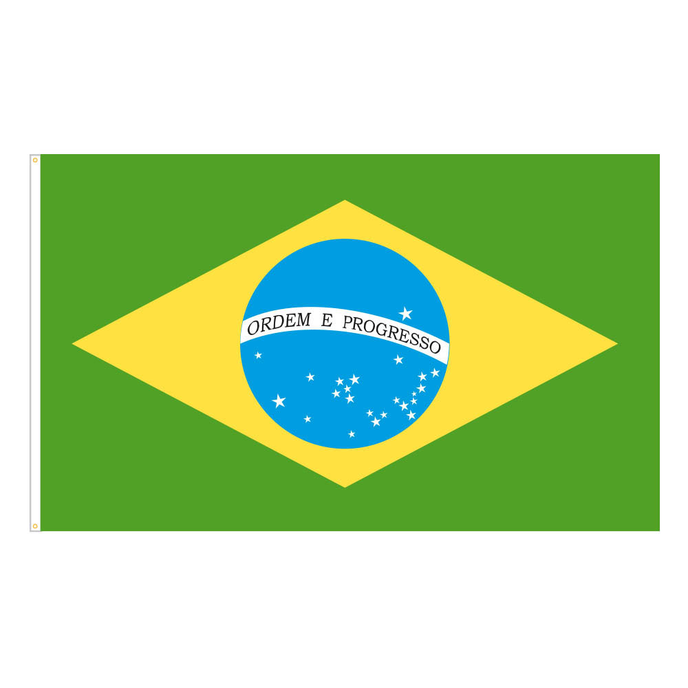 Polyesterfahnen Brasilien