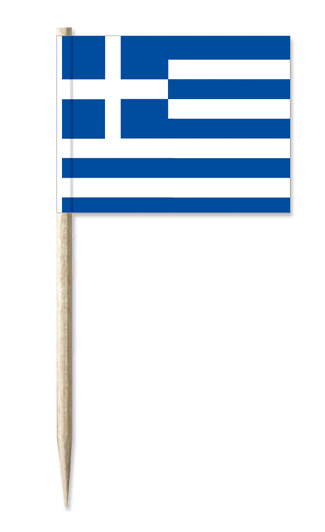 Minifahnen Dekopicker / Käsepicker Griechenland