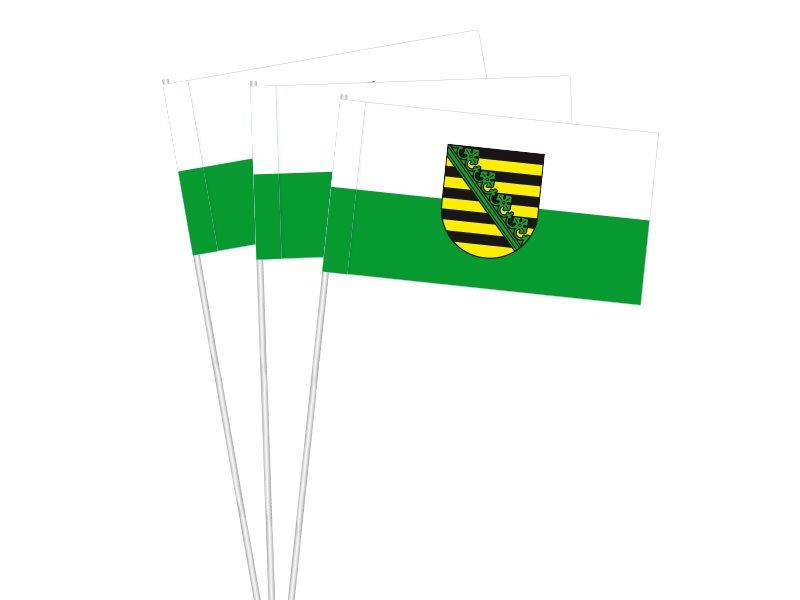 Papierfahnen Sachsen