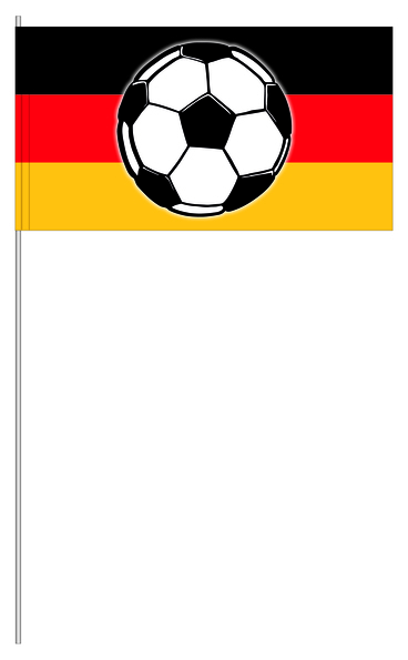 Papierfahnen Deutschland Fußball