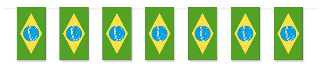 Fahnenketten Brasilien