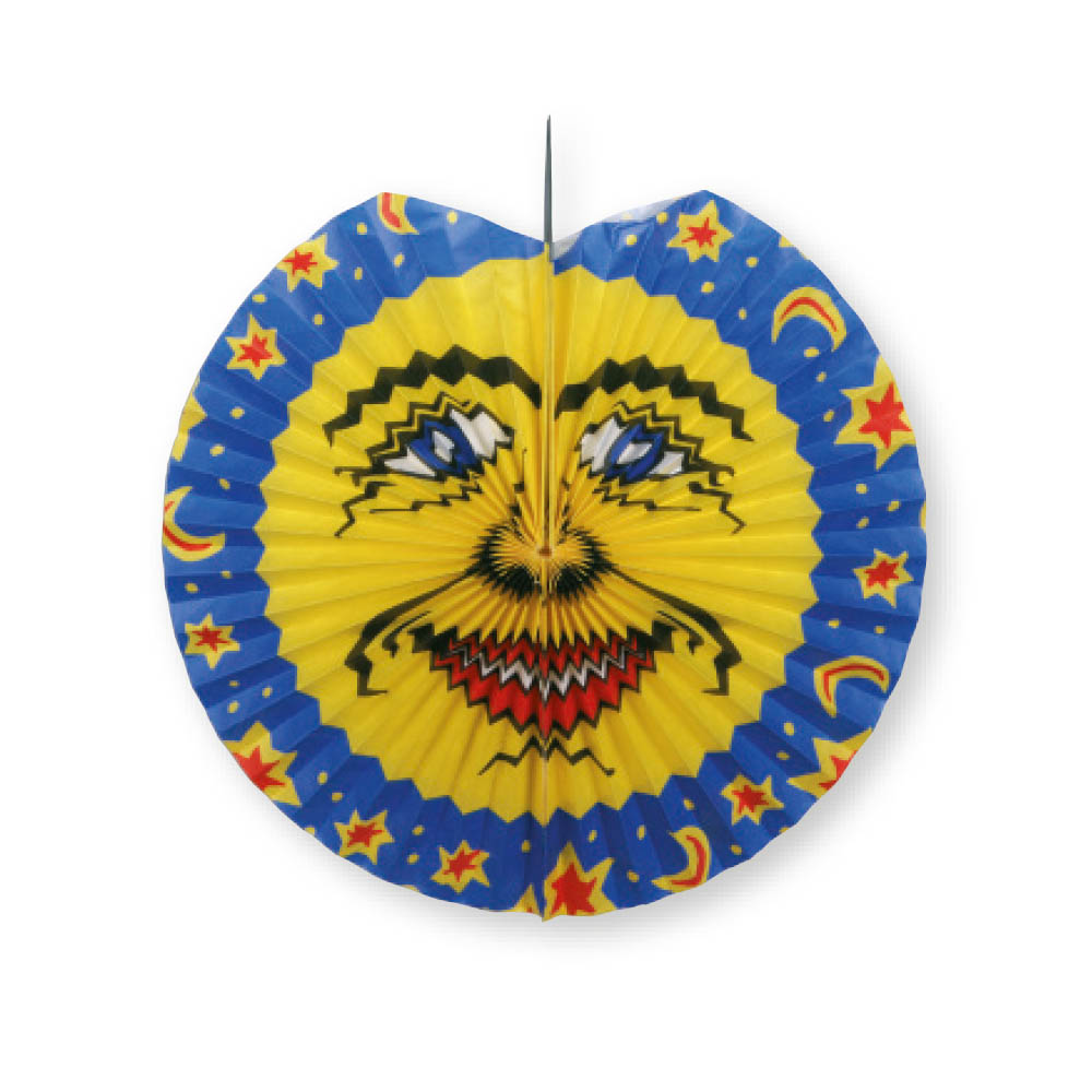 Mondlaternen blauer Sternenrand