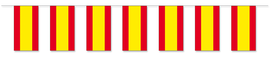 Fahnenketten Spanien