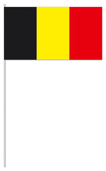 Papierfahnen Belgien