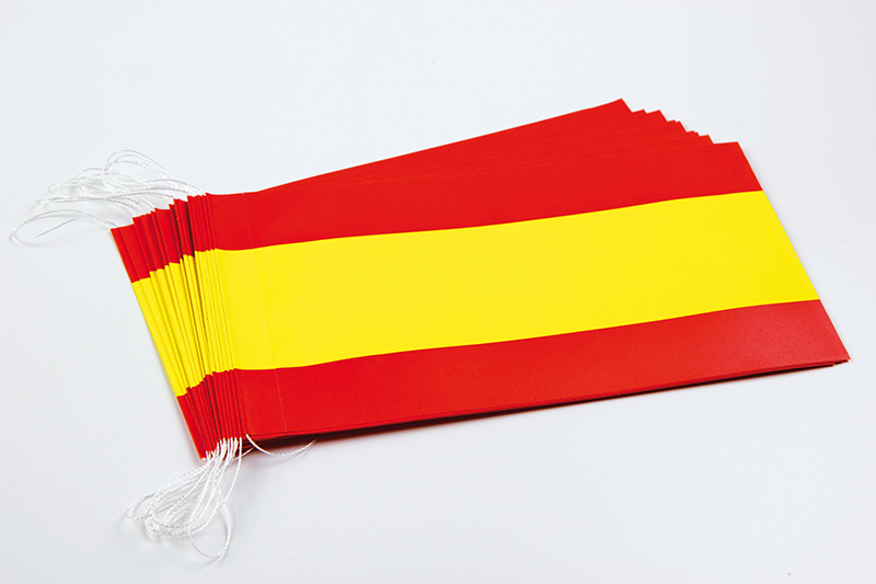 Fahnenketten Spanien