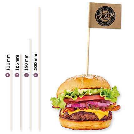 Burgerflags (100 mm) 