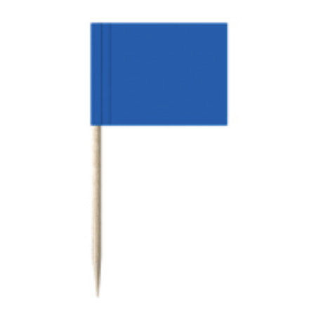 Minifahnen Dekopicker / Käsepicker blau