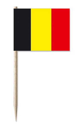 Minifahnen Dekopicker / Käsepicker Belgien