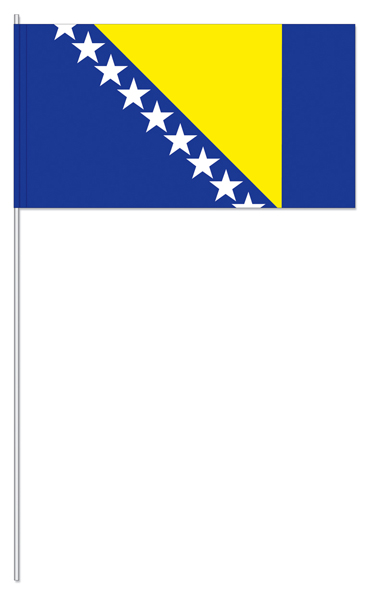Papierfahnen Bosnien-Herzegowina
