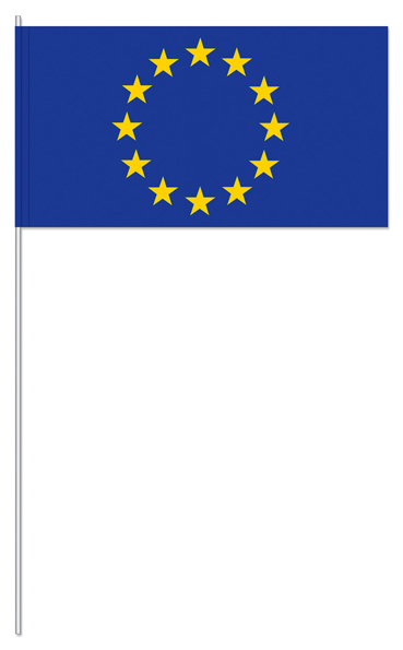 Papierfahnen Europarat