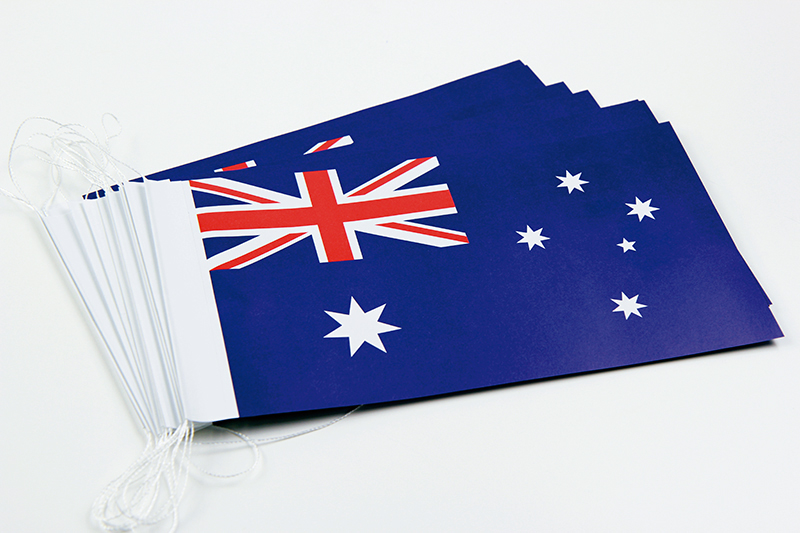 Fahnenketten Australien