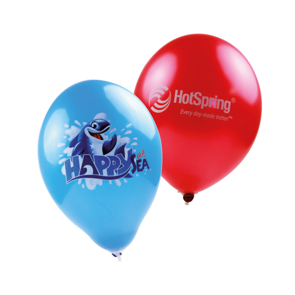 Luftballons mit Werbedruck