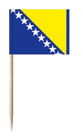 Minifahnen Dekopicker / Käsepicker Bosnien-Herzegowina
