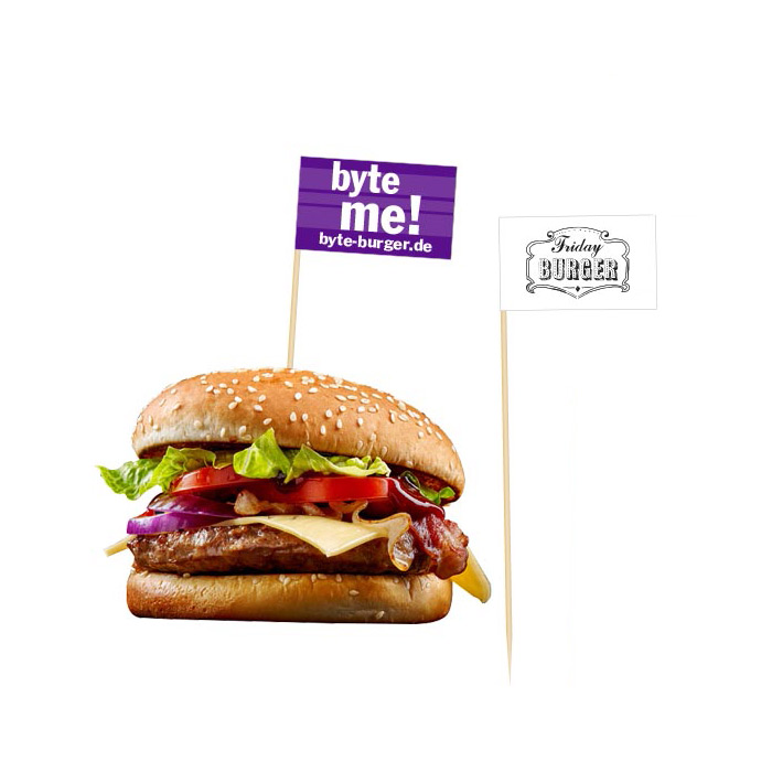 Burger Flags (150 mm) 