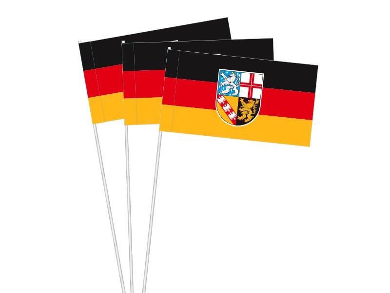 Papierfahnen Saarland