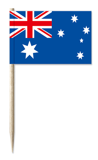 Minifahnen Dekopicker / Käsepicker Australien