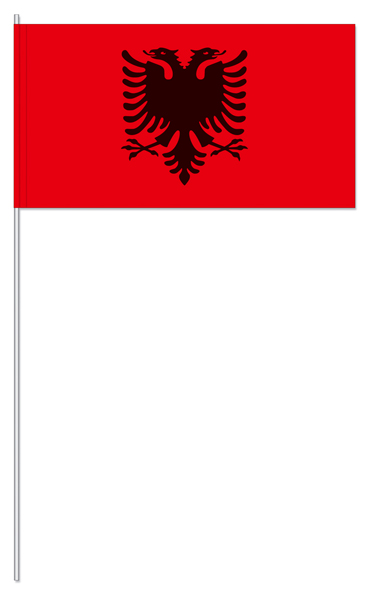 Papierfahnen Albanien