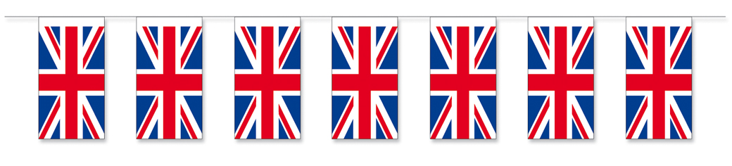 Fahnenketten Großbritannien