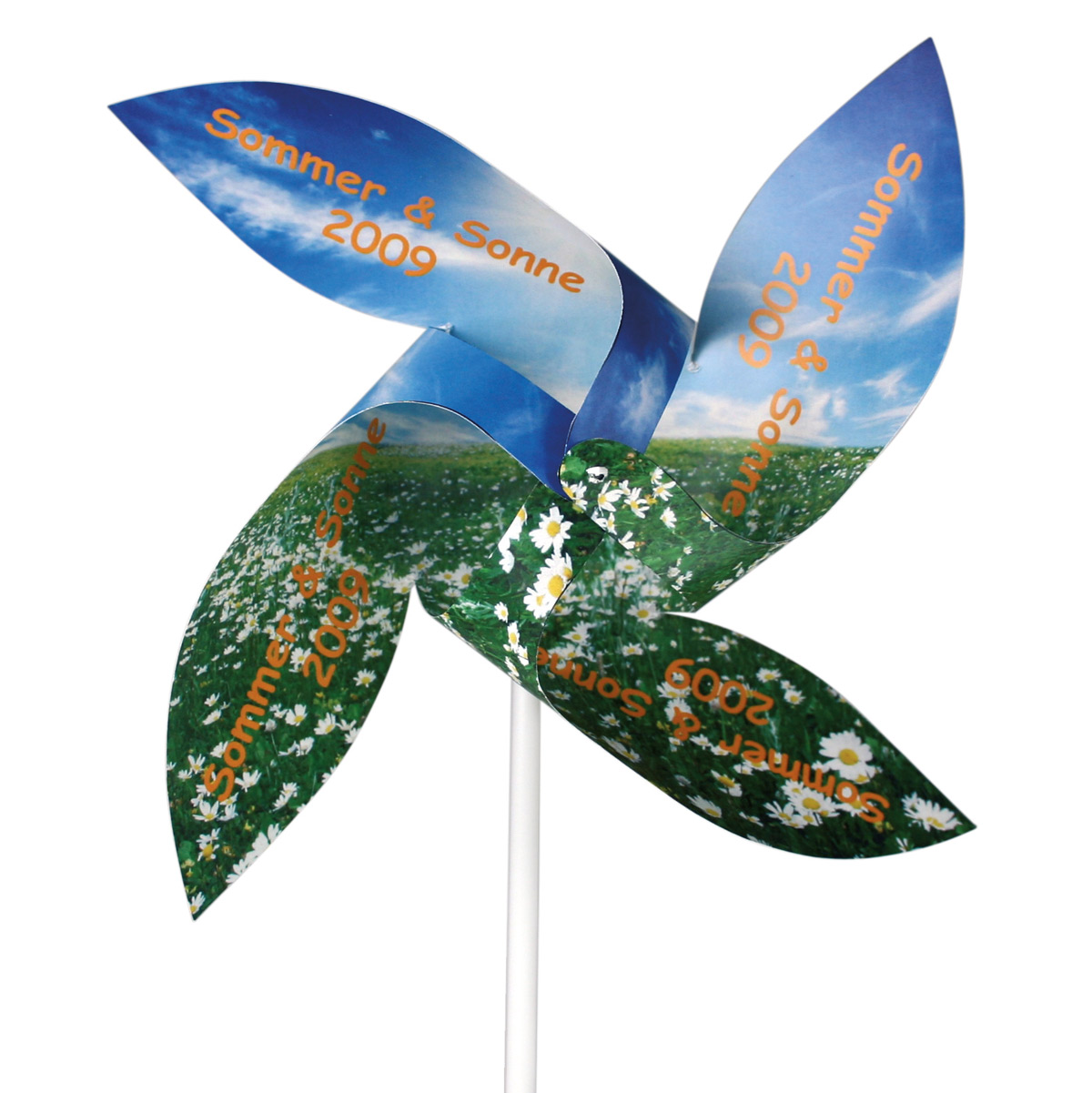 Windmühlen-Bastelsets, 4-flügelig aus Karton (beidseitig)