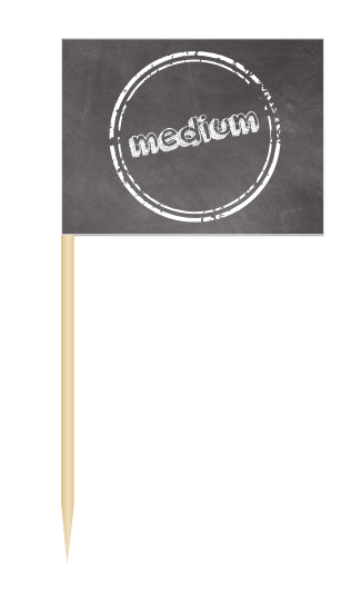 Minifahnen Dekopicker / BBQ Flags medium