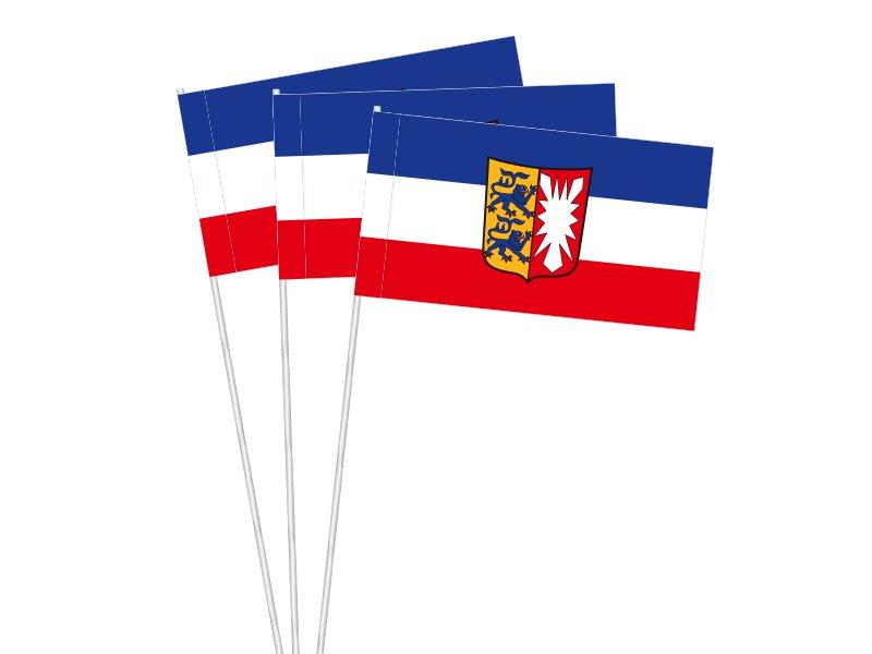 Papierfahnen Schleswig-Holstein