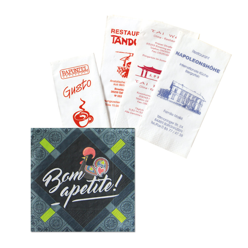 Flexodruck Servietten